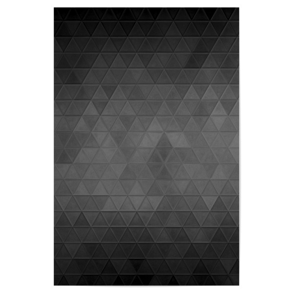 Poster 30x20 cm "Mosaik schwarz hellgrau" artboxONE - Abstrakt,Geometrie