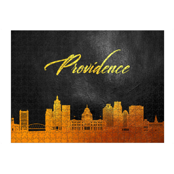 Puzzle Ravensburger "Vorsehung Rhode Island Gold" artboxONE - Städte - Vorsehung,Rhode island,Gold,Skyline - Bild vorsehung