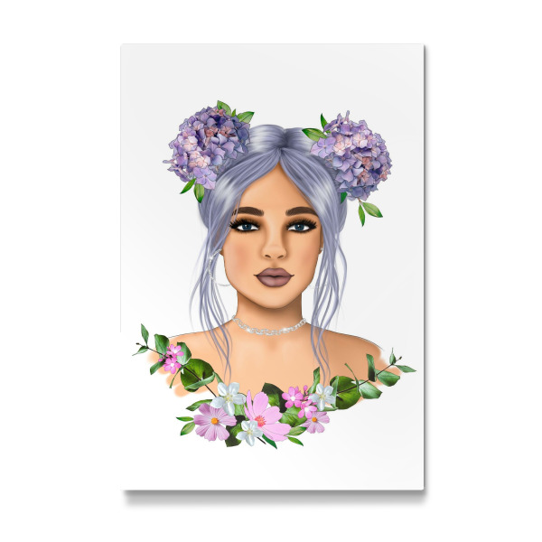 Galerie-Print "Hortensie Blumenmädchen" 30x20 cm artboxONE