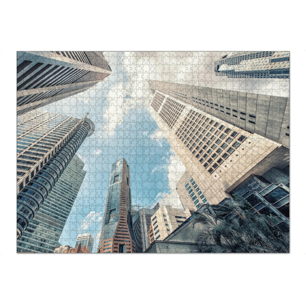 Puzzle Ravensburger "Geschäft in Singapur" artboxONE - Städte,Reise,Architektur,Reise / Länder,Städte / Singapur
