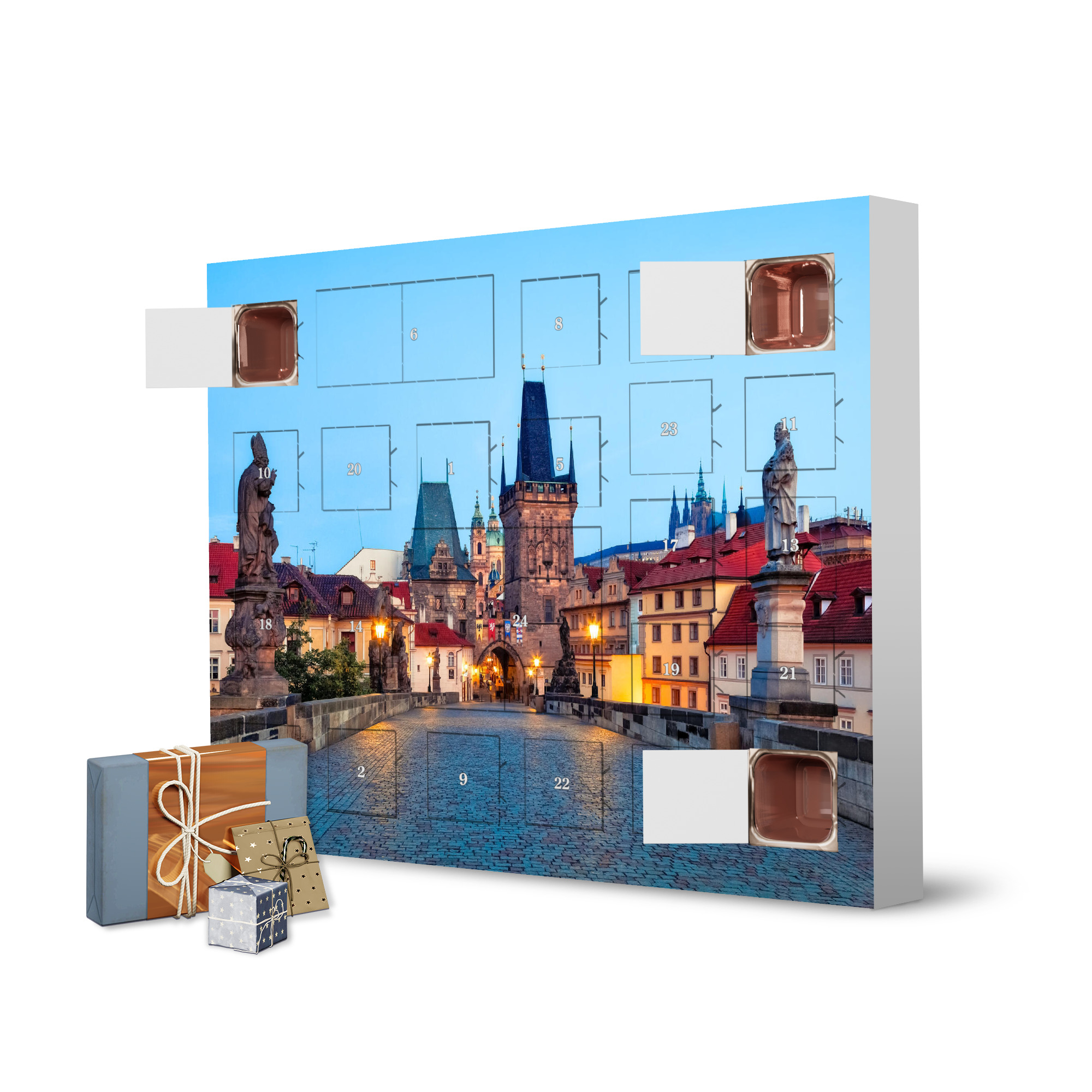 Adventskalender zum Selbstbefüllen Prag, Tschechien artboxONE Adventskalender Architektur