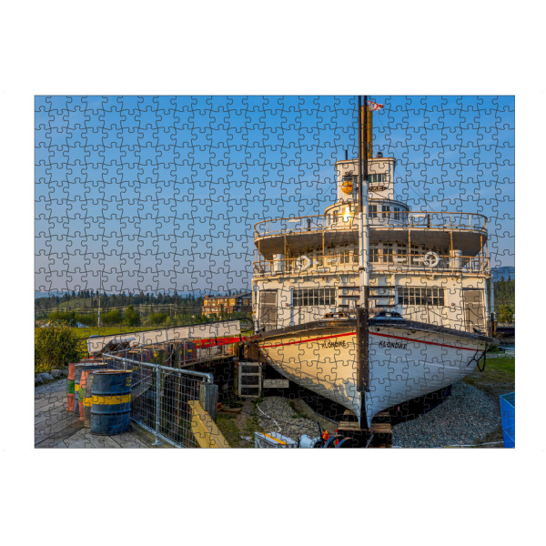 Puzzle Ravensburger "Der Schaufelraddampfer Klondike" artboxONE - Architektur,Reise / Länder