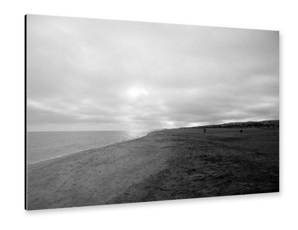 Alu-Dibond "Einsam am Strand" 30x20 cm artboxONE