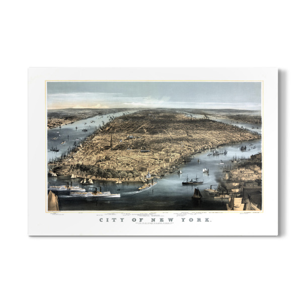 Galerie-Print "Bildliche Karte von New York" 30x20 cm artboxONE
