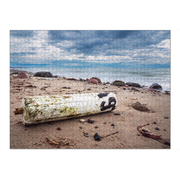 Puzzle Ravensburger "Schwimmkörper am Strand" artboxONE - Natur,Reise,Reise / Strand und Meer