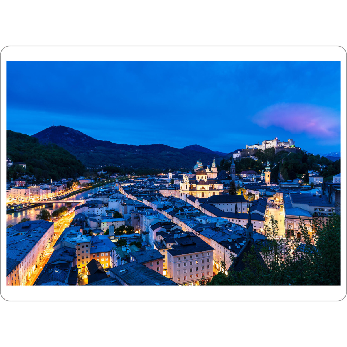 Tischset "Salzburg bei Nacht" artboxONE - Städte,Architektur