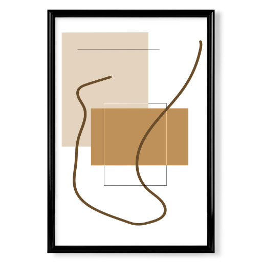 Graphic art beige