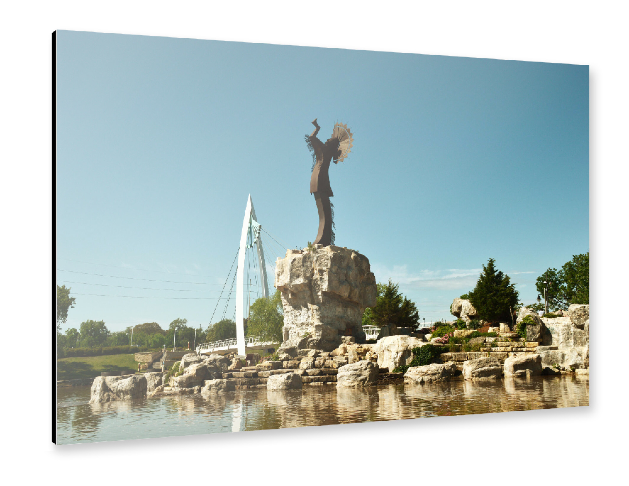 Alu-Dibond "Wichita, Kansas" 75x50 cm artboxONE