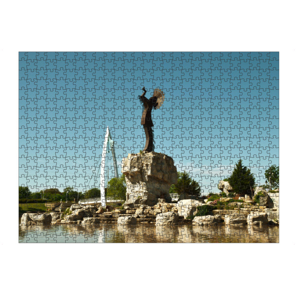 Puzzle Ravensburger "Wichita, Kansas" artboxONE - Reise,Architektur,Reise / Länder