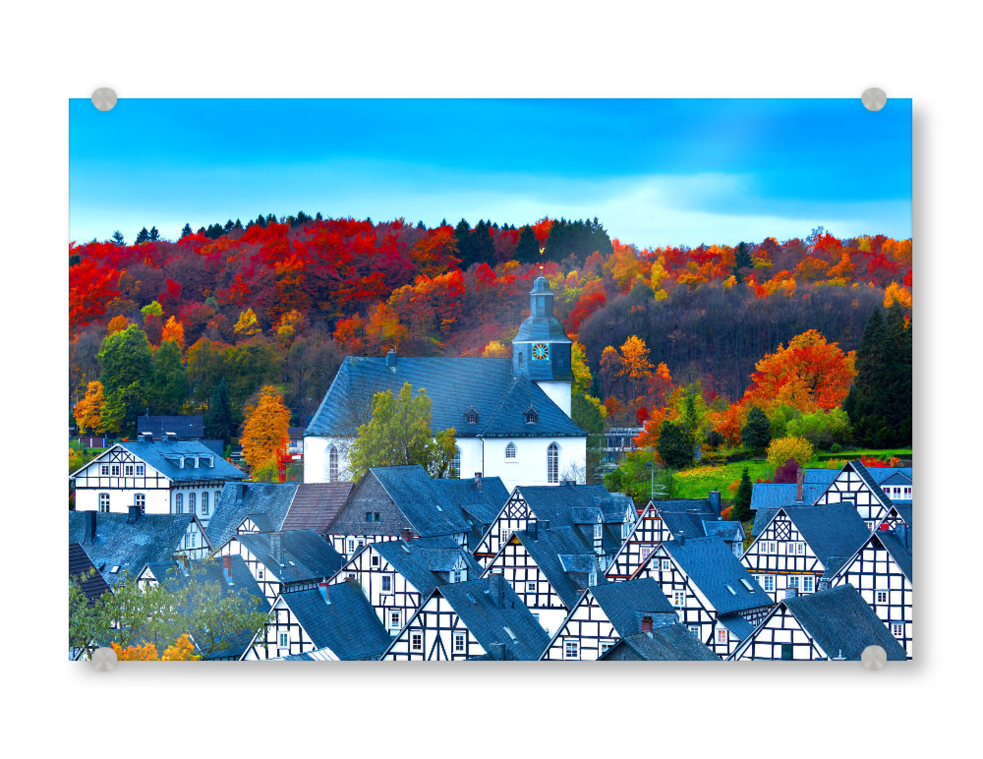Acrylglasbild "Freudenberg, Westfalen" artboxONE - Städte,Reise,Architektur