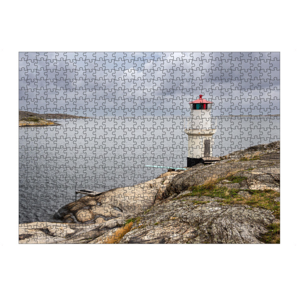 artboxONE Puzzle "Felsen, Leuchtturm und Meer" artboxONE - Natur,Reise,Architektur,Reise / Strand und Meer,Reise / Länder