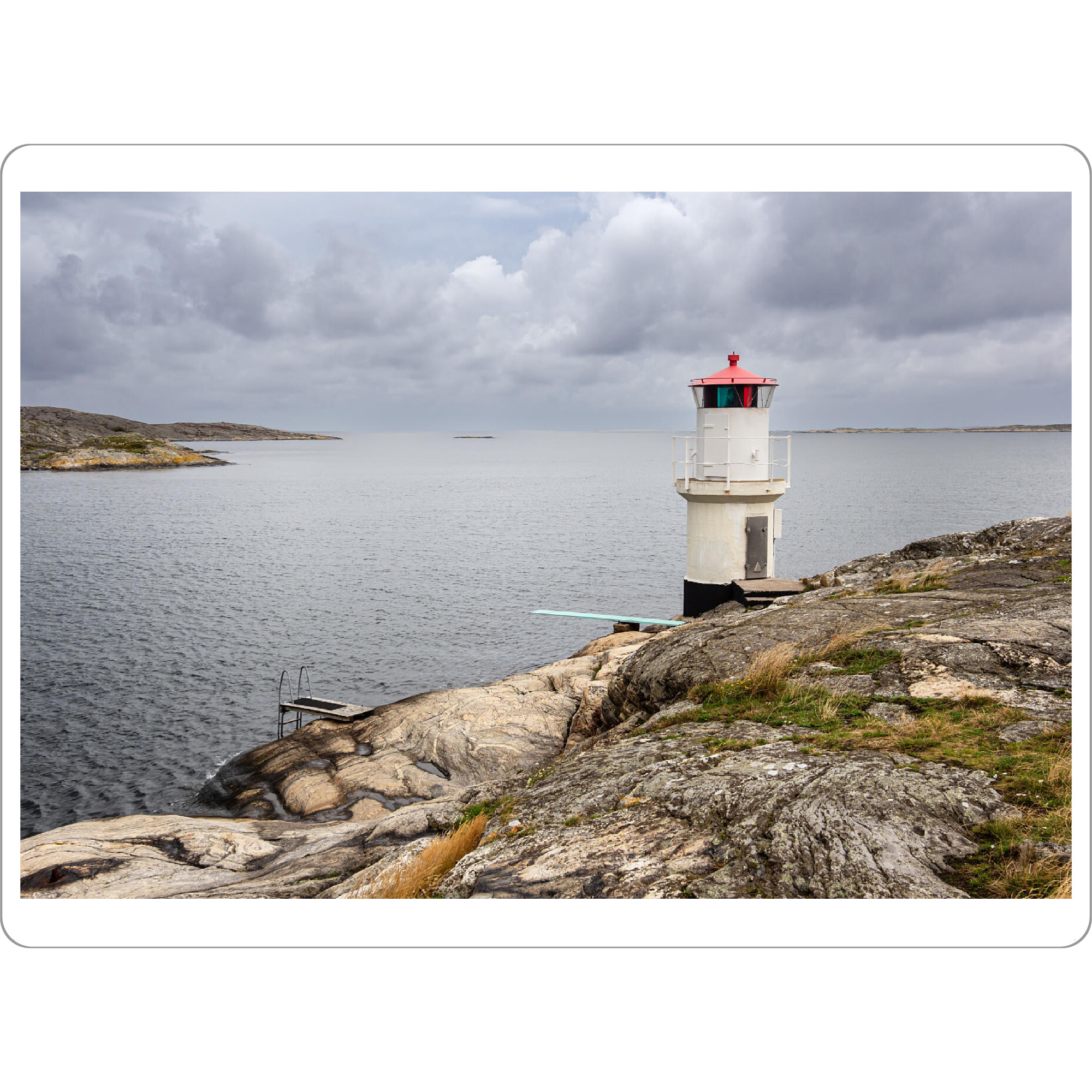 Tischset "Felsen, Leuchtturm und Meer" artboxONE - Natur,Reise,Architektur,Reise / Strand und Meer,Reise / Länder