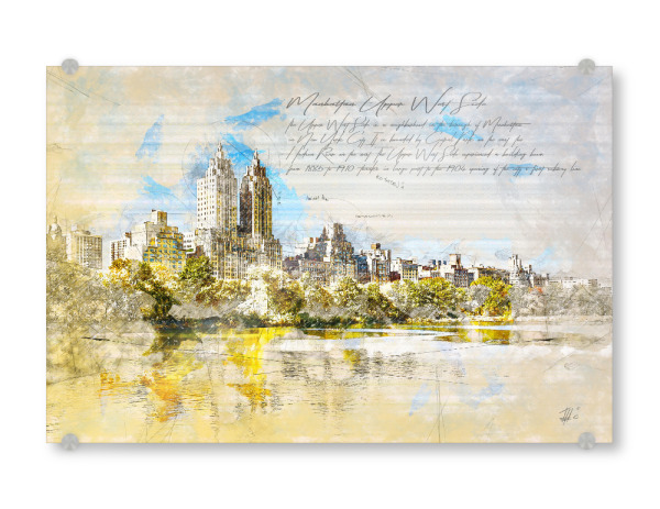 Acrylglasbild "Manhattan Upper West Side" artboxONE - Städte / New York,Architektur,Reise / Länder