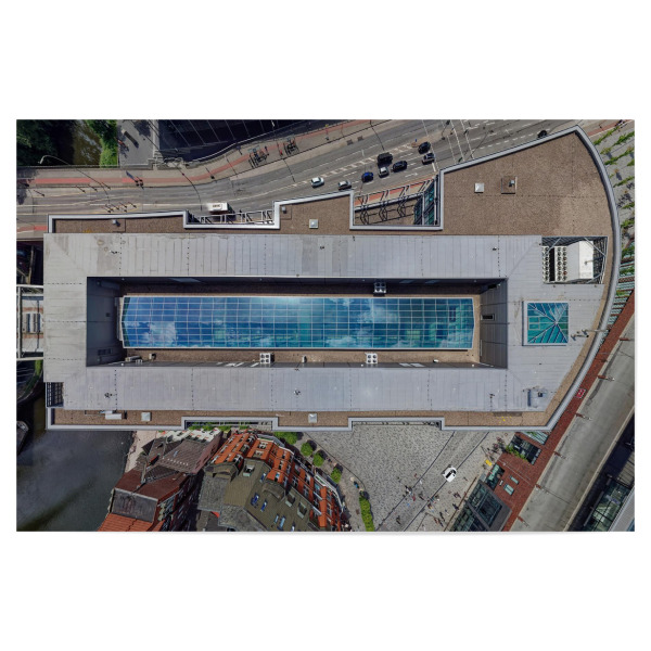 Poster 30x20 cm "Hamburg-Bergedorf Licht-Dach CCB" artboxONE - Städte,Städte / Hamburg,Reise,Architektur,Reise / Länder