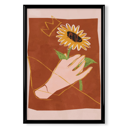 Sonnenblume im Frühling