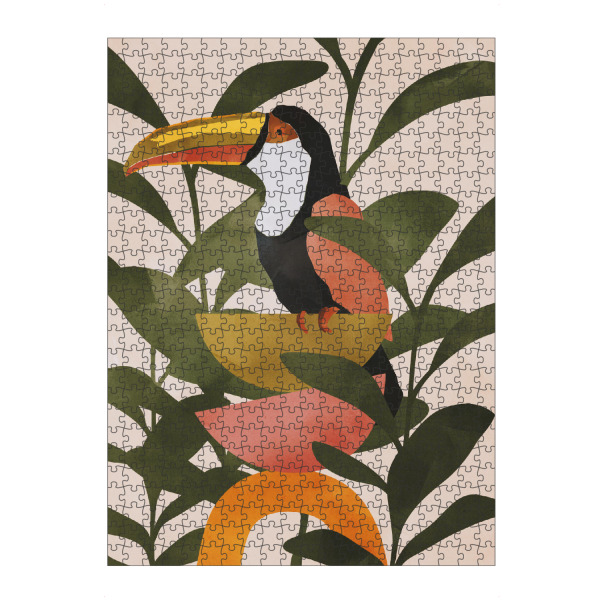 artboxONE Puzzle "Boho Tukan von TAS" artboxONE - Natur,Floral,Tiere