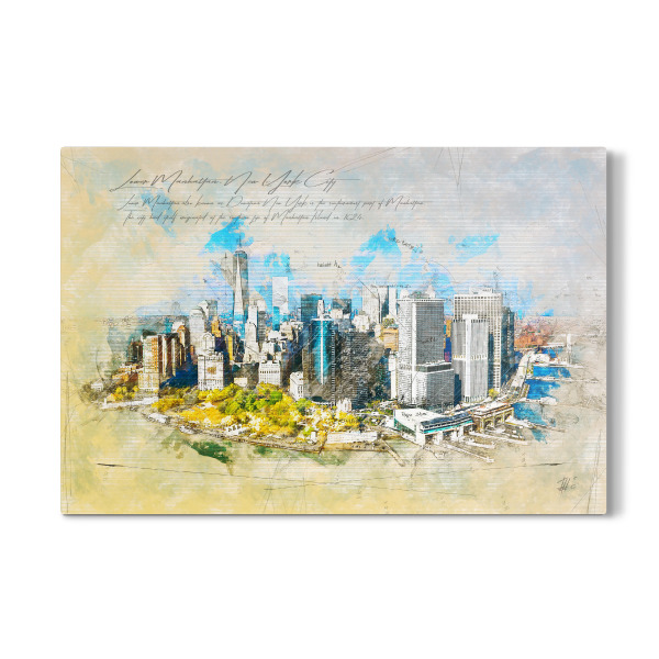 Galerie-Print "Lower Manhattan" 30x20 cm artboxONE