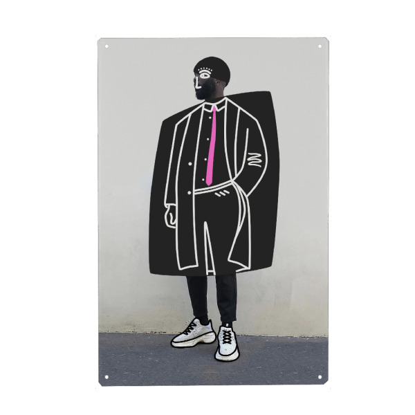 Holzbild "Der Gentleman" artboxONE - Menschen,Fashion,Männer