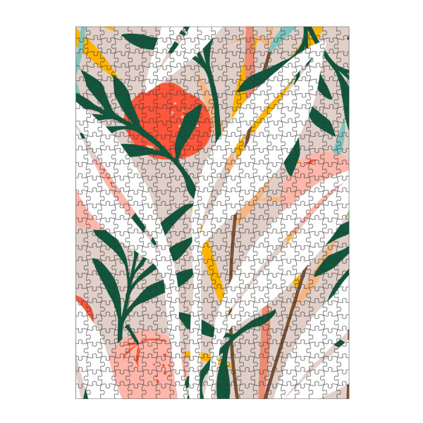 Puzzle Ravensburger "Abstrakte Pflanze erröten" artboxONE - Natur,Abstrakt