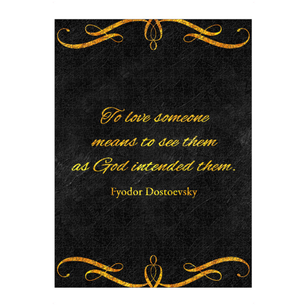 Puzzle Ravensburger "Jemanden lieben" artboxONE - Typografie