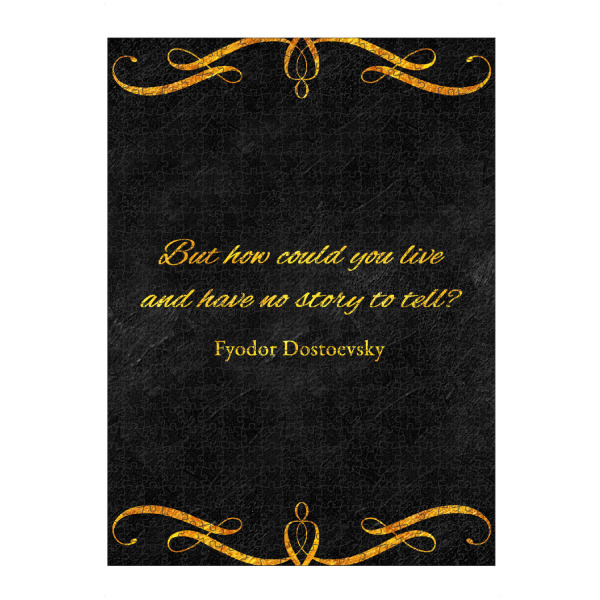 artboxONE Puzzle "Live to Tell a Story" artboxONE - Typografie