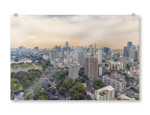 Acrylglasbild "Gebäude in Bangkok" artboxONE - Städte,Reise,Architektur,Reise / Asien,Reise / Länder