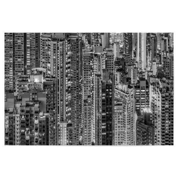 Poster 30x20 cm "Hongkong in Schwarz und Weiß" artboxONE - Städte,Architektur,Reise / Asien