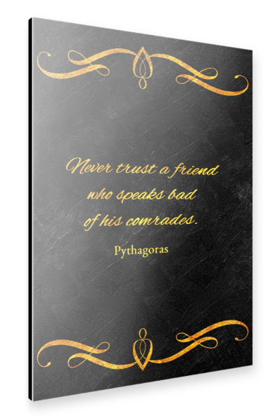 Alu-Dibond "Einem Freund vertrauen" 30x20 cm artboxONE