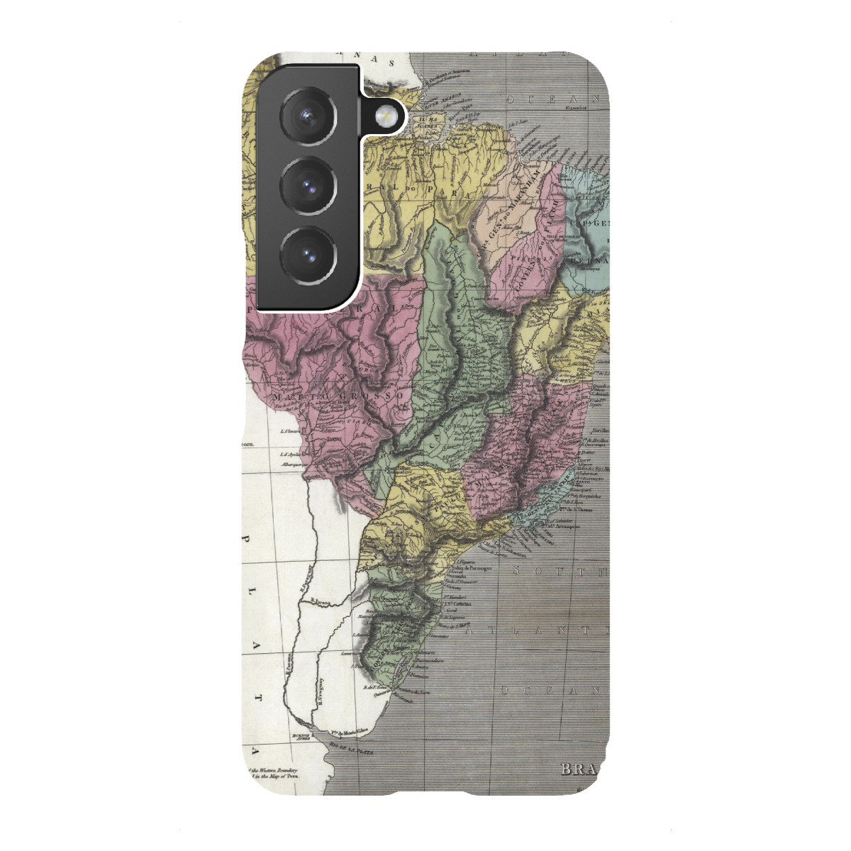 "Karte von Brasilien"für Samsung Galaxy - Premium-Case Handyhülle artboxONE