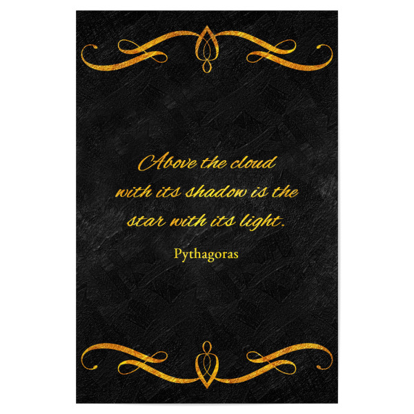 Poster "Sternenlicht" artboxONE - Typografie