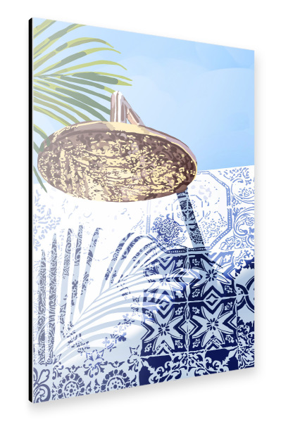 Alu-Dibond "Tropische Dusche" 30x20 cm artboxONE