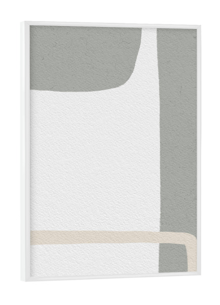 Poster mit weißem Rahmen "The Highest" artboxONE - Abstrakt,Geometrie