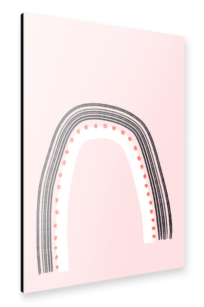 Alu-Dibond "Happy Rainbow" 30x20 cm artboxONE