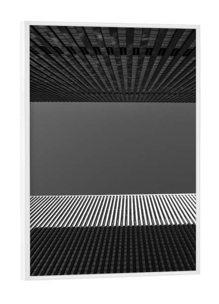 Poster mit weißem Rahmen "Manhattan Minimalismus" artboxONE - Städte,Städte / New York,Architektur