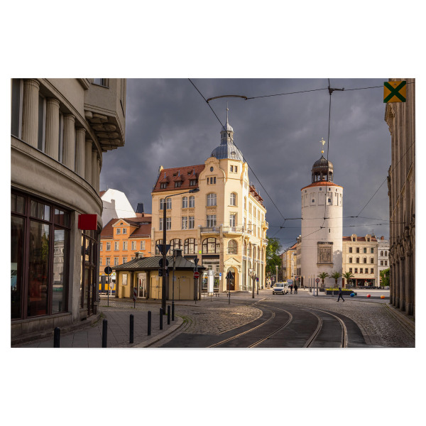 Poster "Stadt, Straße, Häuser" artboxONE - Natur,Reise,Architektur,Städte / Weitere