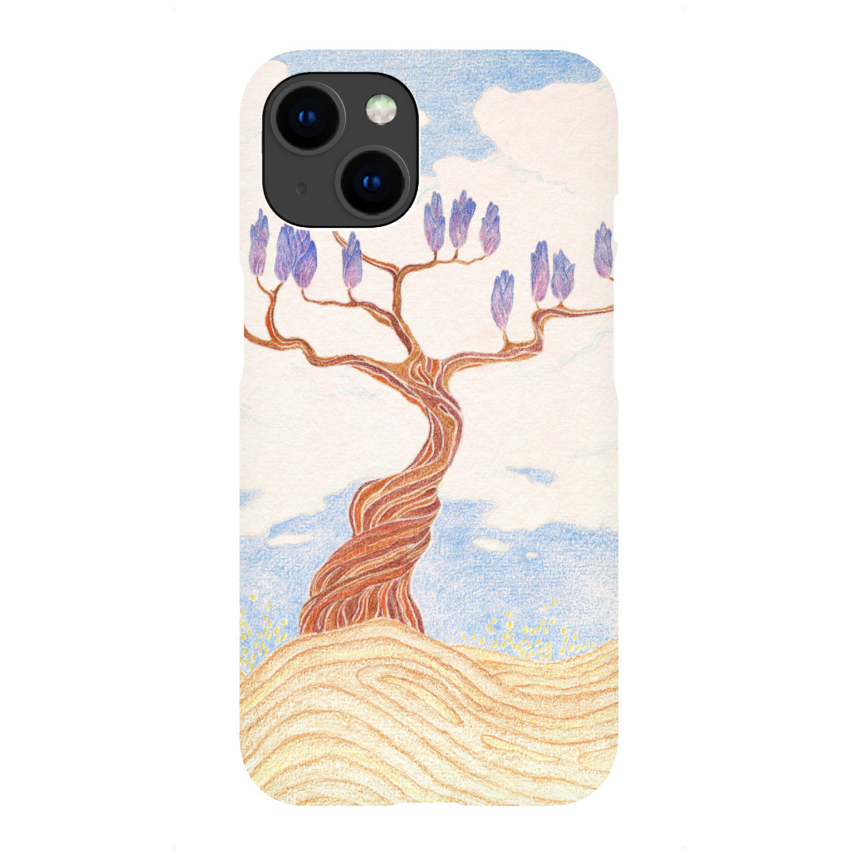 iPhone "Baum mit Blüten" Premium-Case Handyhülle artboxONE