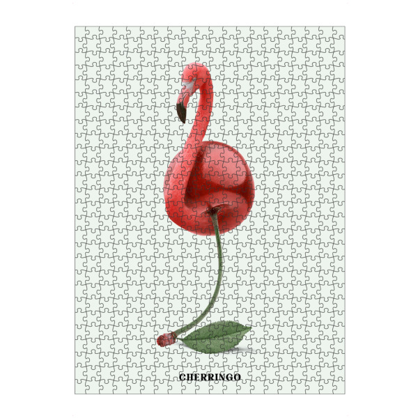 Puzzle Ravensburger "Cherringo" artboxONE - Tiere,Essen & Trinken,Lustig