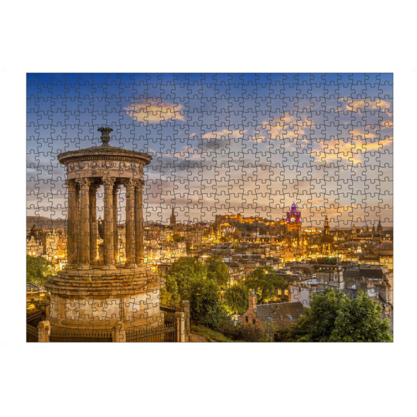 Puzzle Ravensburger "Sonnenuntergang über Edinburgh" artboxONE - Städte,Architektur