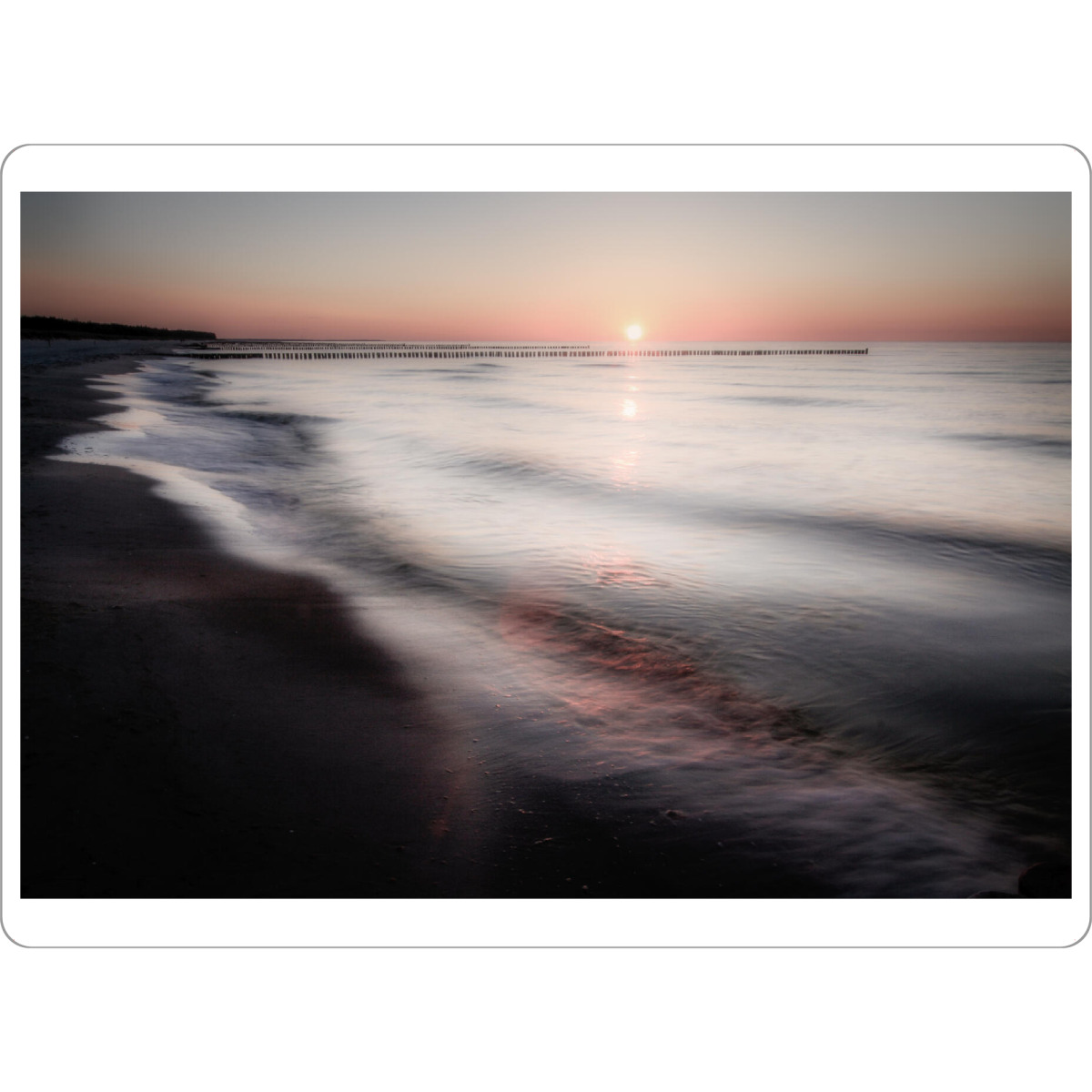 Tischset "Sanfte Wellen" artboxONE - Natur,Reise,Reise / Strand und Meer