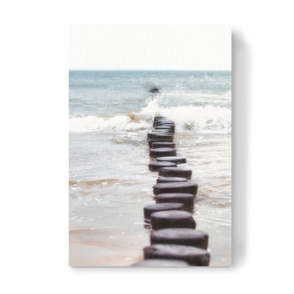 Leinwandbild "Steps into the sea" artboxONE - Natur,Reise,Reise / Strand und Meer