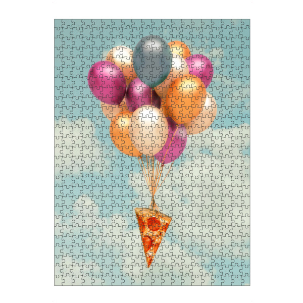 artboxONE Puzzle "Pizza-Luftballons" artboxONE - Essen & Trinken,Lustig
