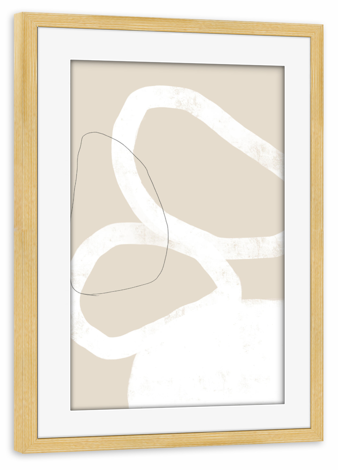 Poster mit Rahmen kiefer "Keeping you Close" artboxONE - Abstrakt,Geometrie
