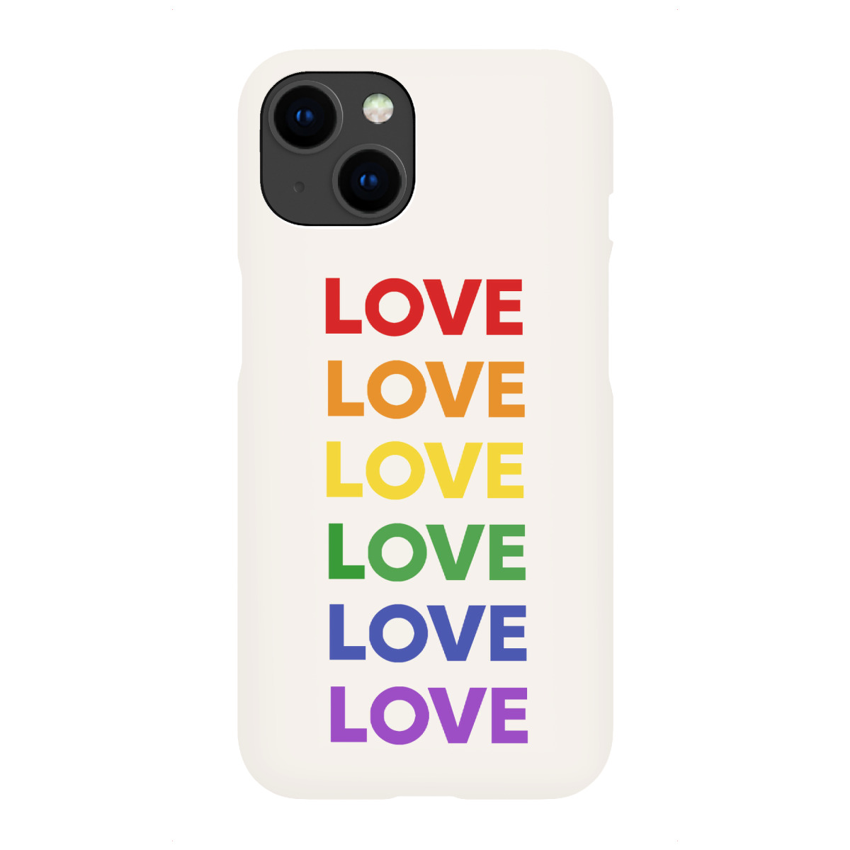 "Love - Pride"für iPhone - Premium-Case Handyhülle artboxONE