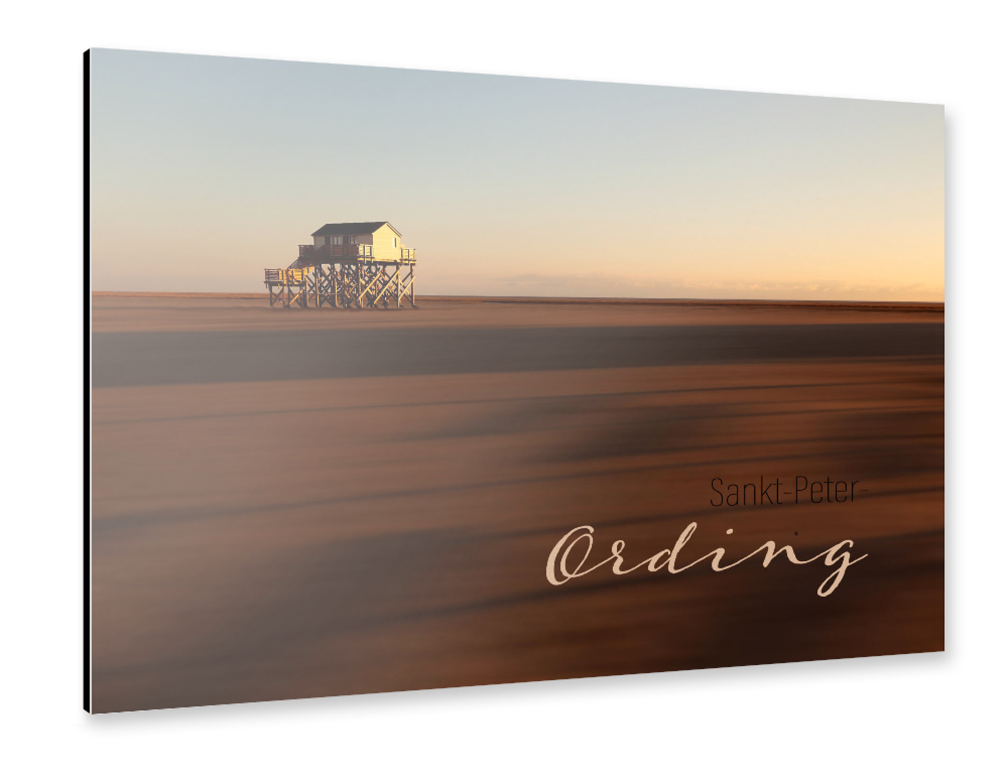 Alu-Dibond "Sankt-Peter-Ording Böhler Strand" 30x20 cm artboxONE