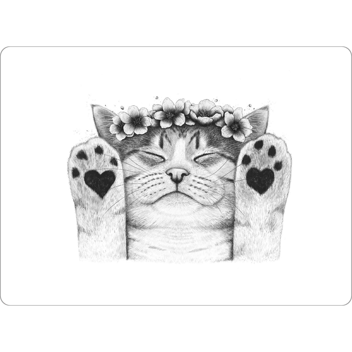 Tischset "Süßes Kätzchen" artboxONE - Natur,Floral,Tiere,Für Mama,Lustig