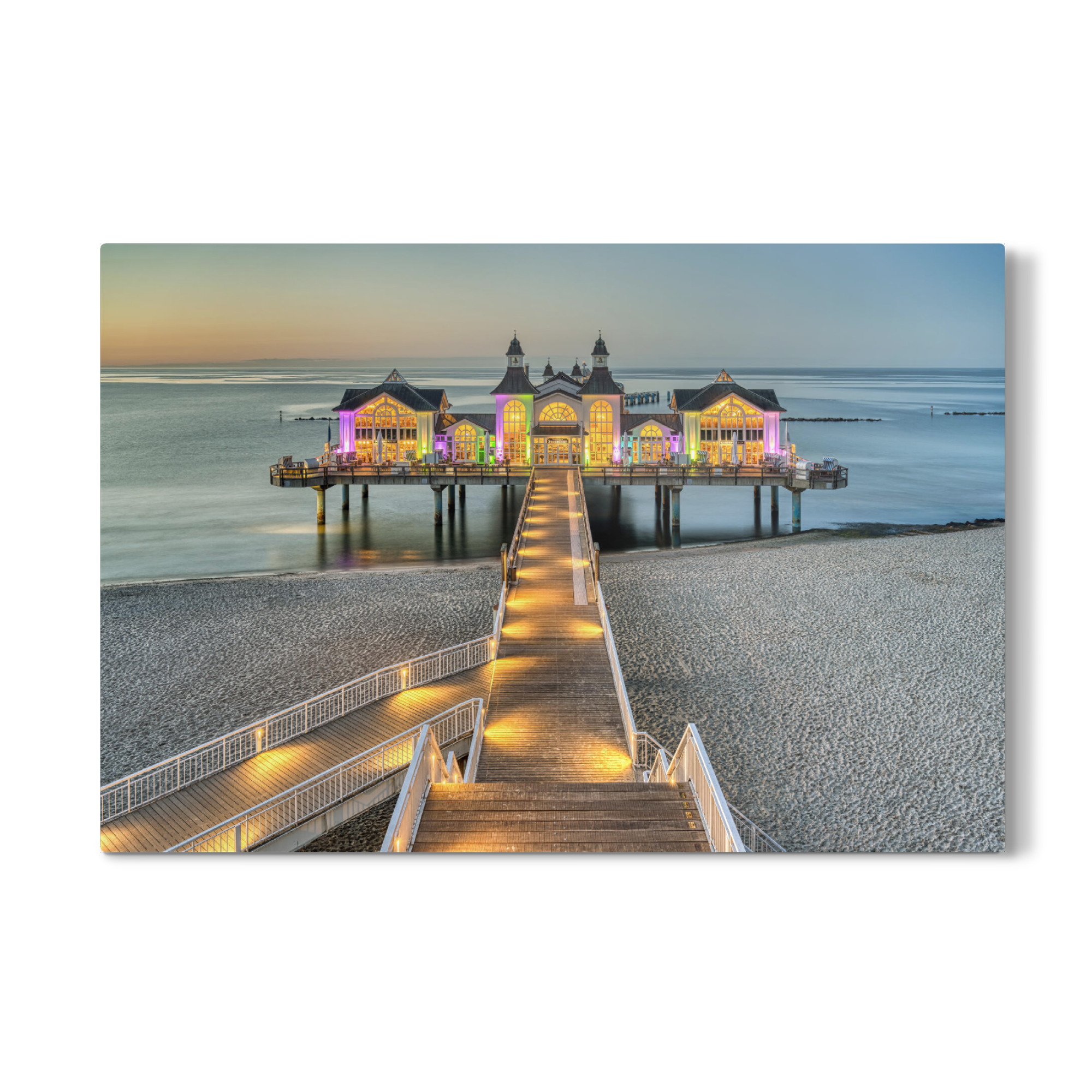 Galerie-Print "Seebrücke in Sellin auf Rügen" 75x50 cm artboxONE