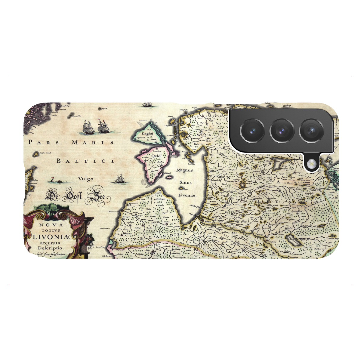 Samsung Galaxy "Karte von Baltikum" Premium-Case Handyhülle artboxONE