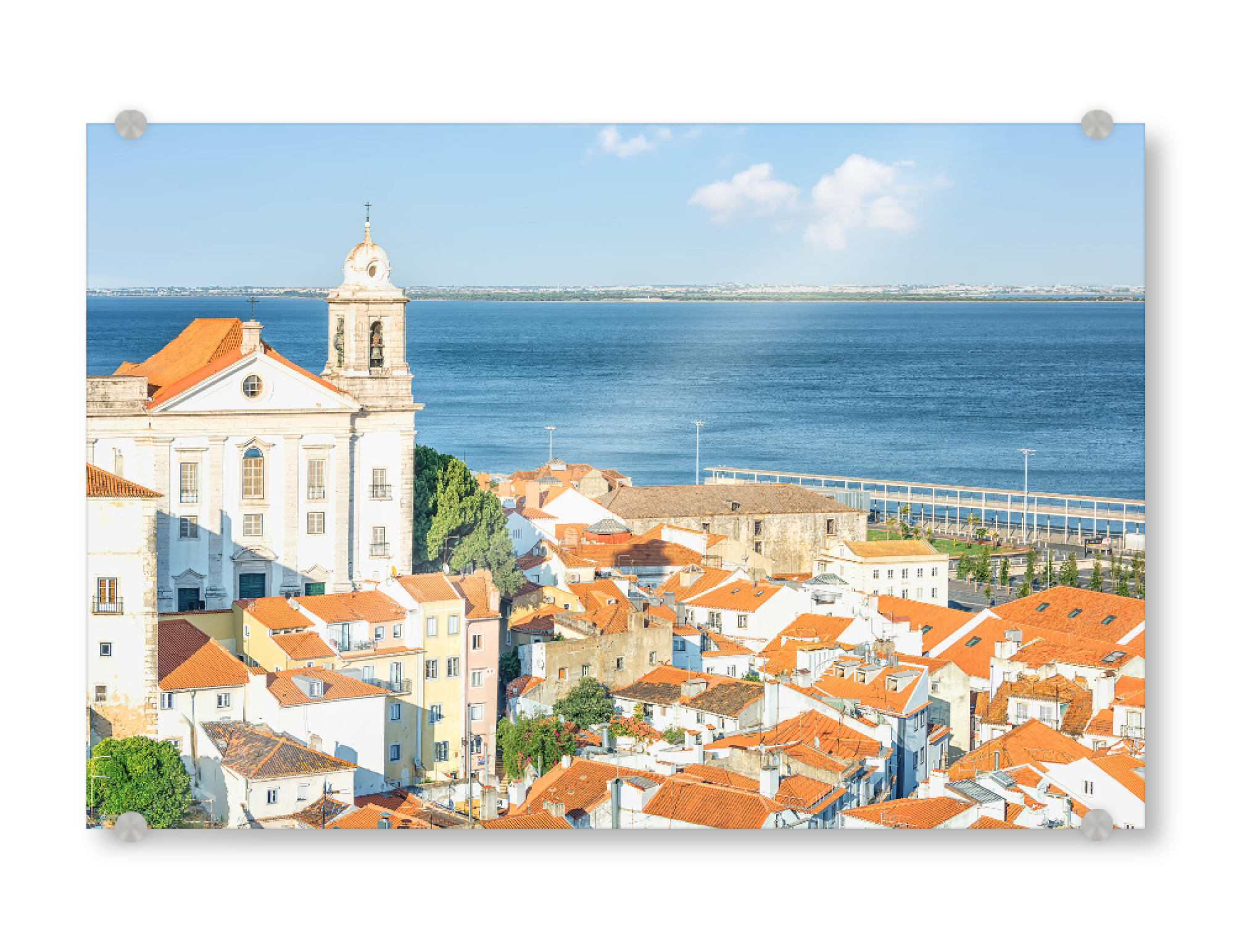 Acrylglasbild "Dächer von Lissabon" artboxONE - Städte,Reise,Architektur,Reise / Länder,Städte / Weitere