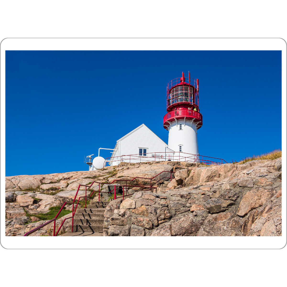 Tischset "Felsen und Leuchtturm" artboxONE - Natur,Reise,Architektur,Reise / Strand und Meer,Reise / Länder