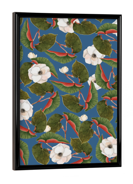 Poster mit schwarzem Rahmen "Saundarya" artboxONE - Natur,Floral